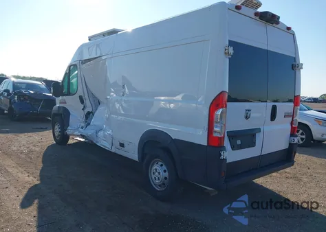 2019 Ram Promaster 2500 High Roof 159 Wb из США, поврежденный, VIN 3C6TRVDG6KE525430